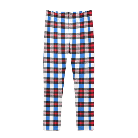 joogoo Girls' Leggings Checkered Grid-b2 Yoga Pants 4T