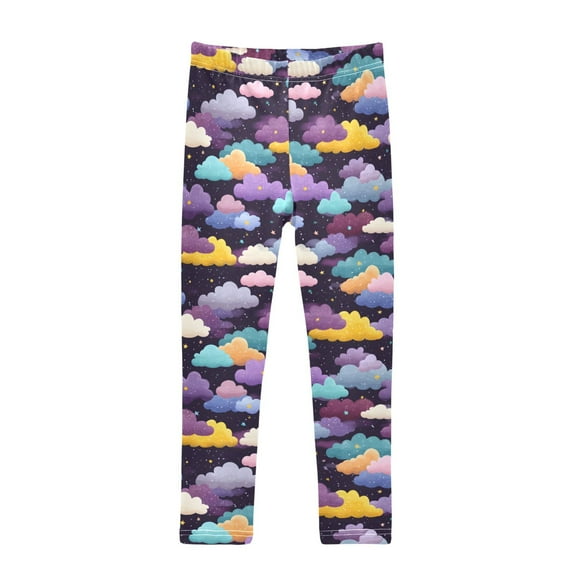 joogoo Girls' Leggings Cloud Starry Yoga Pants 6T