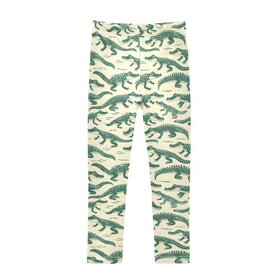joogoo Girls' Leggings Crocodiles Yoga Pants 6T