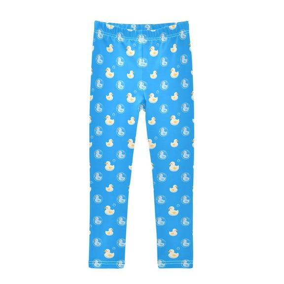 joogoo Girls' Leggings Cute Duck Yoga Pants 9-10T