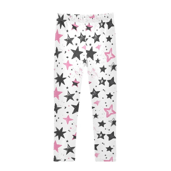 joogoo Girls' Leggings Cute Stars Yoga Pants 6T