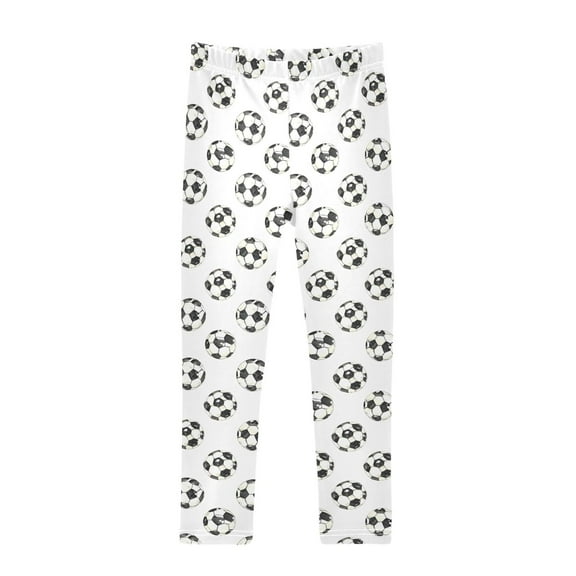 joogoo Girls' Leggings Footballs-z1 Yoga Pants 6T