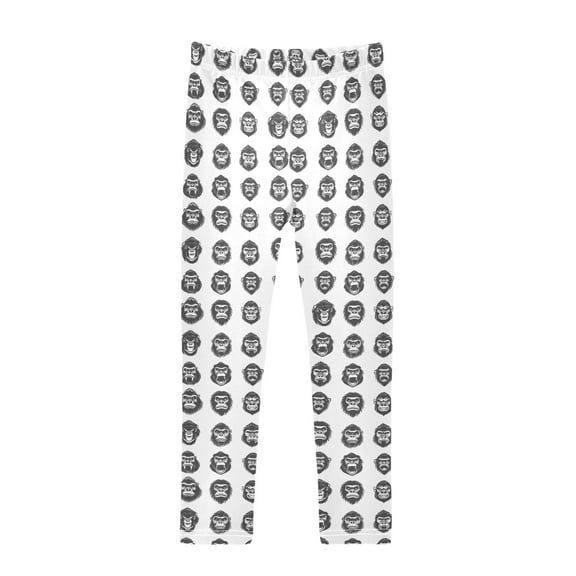joogoo Girls' Leggings Gorilla Pattern Yoga Pants 4T