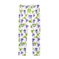 thumbnail image 1 of joogoo Girls' Leggings Grapes Yoga Pants 9-10T, 1 of 8