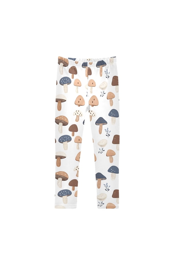 Girls' Leggings Mushroom Cartoon Yoga Pants 9-10T