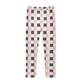 thumbnail image 1 of joogoo Girls' Leggings Pastel Checkered-a1 Yoga Pants 4T, 1 of 8