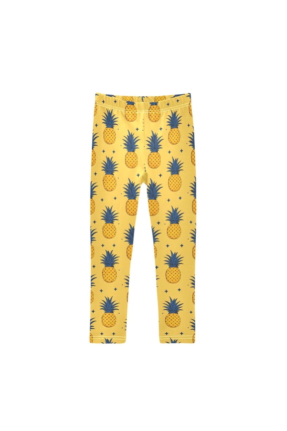 Girls' Leggings Pineapple Fruit Yoga Pants 6T