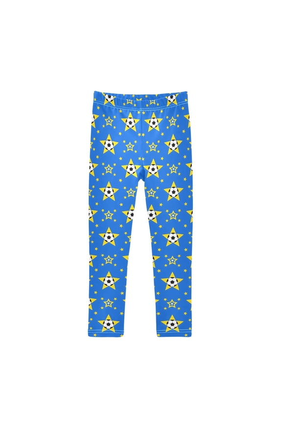 Girls' Leggings Soccer Football Stars Yoga Pants 6T