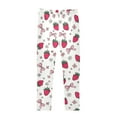 thumbnail image 1 of joogoo Girls' Leggings Strawberry Bows Floral Yoga Pants 5T, 1 of 8
