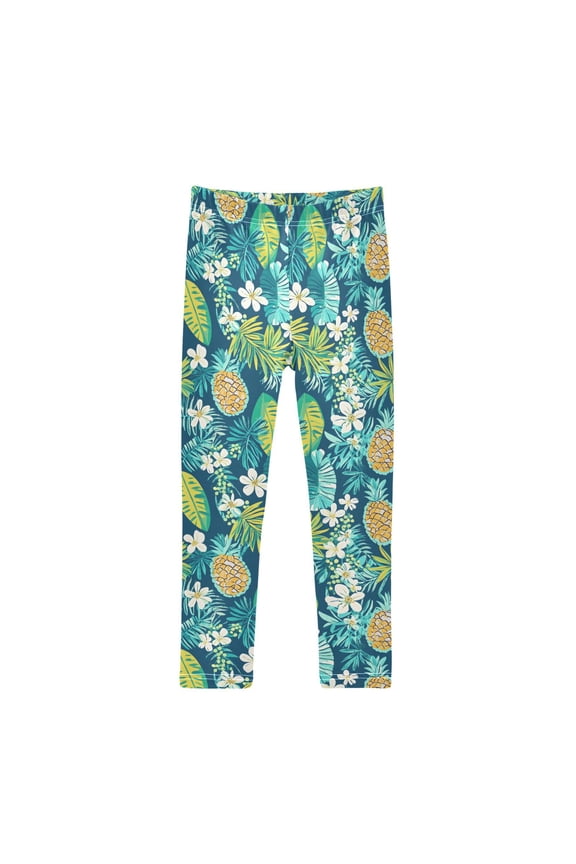 Girls' Leggings Summer Pineapple Yoga Pants 6T