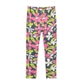 thumbnail image 1 of joogoo Girls' Leggings Watercolor Summer Flower Yoga Pants 4T, 1 of 8