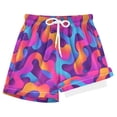 thumbnail image 1 of joogoo Gradient Rainbow Boys Swim Trunks Beach Swimsuit Shorts Boxer 4T, 1 of 8