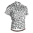 thumbnail image 1 of joogoo Gray Leopard Men's Cycling Jerseys Mountain Bike Short Sleeve Tops XL, 1 of 7