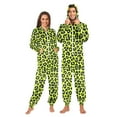 thumbnail image 1 of joogoo Green Leopard Unisex Adults Onesies Pajamas Jumpsuits L, 1 of 7