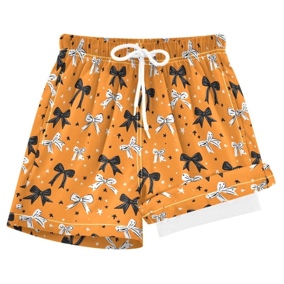 joogoo Halloween Bows Boys Swim Trunks Beach Swimsuit Shorts Boxer 12-13Y