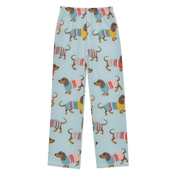 joogoo Happy Dachshund Dogs Pajama Pants Pj Bottoms Sleepwear Lounge M