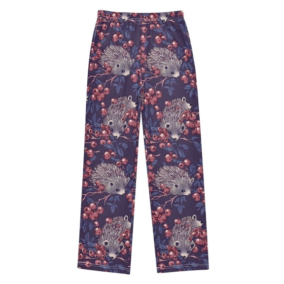 joogoo Hedgehog Cherry Pajama Pants Pj Bottoms Sleepwear Lounge L