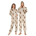 thumbnail image 1 of joogoo Highland Cattle Floral Unisex Adults Onesies Pajamas Jumpsuits L, 1 of 7