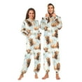 thumbnail image 1 of joogoo Highland Cattle Flower-w7 Unisex Adults Onesies Pajamas Jumpsuits L, 1 of 7