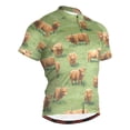 thumbnail image 1 of joogoo Highland Cattle Meadow Men's Cycling Jerseys Mountain Bike Short Sleeve Tops M, 1 of 7