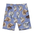 thumbnail image 1 of joogoo Horse Heads Girls Lined Shorts Bike Dance Bottoms 5T, 1 of 7