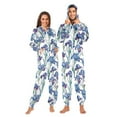 thumbnail image 1 of joogoo Irises Flowers Unisex Adults Onesies Pajamas Jumpsuits L, 1 of 7