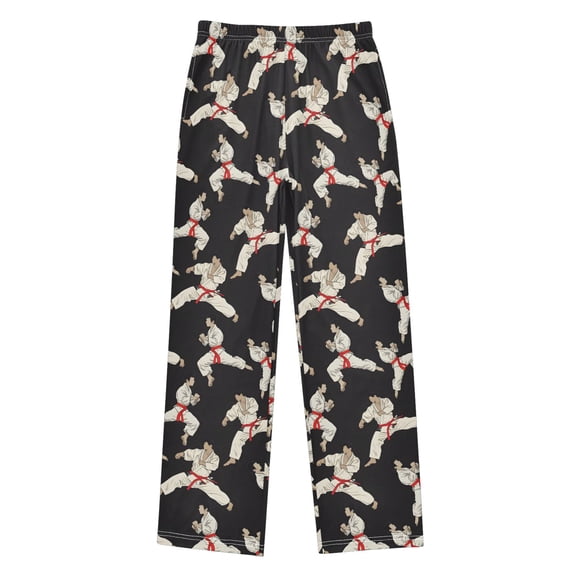 joogoo Karate Pattern Pajama Pants Pj Bottoms Sleepwear Lounge M