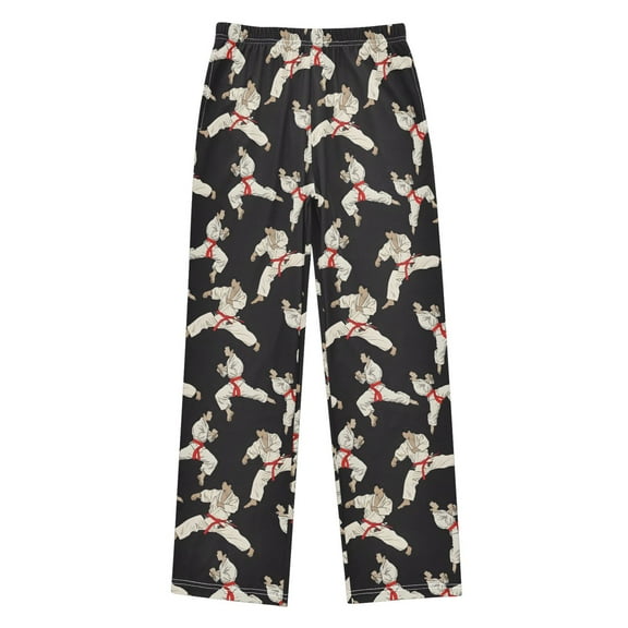 joogoo Karate Pattern Pajama Pants Pj Bottoms Sleepwear Lounge S
