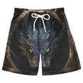 thumbnail image 1 of joogoo Kids Boys Swim Trunks Cool Artistic Dragon Beach Board Shorts Drawstring Swimsuit Kid Teen L, 1 of 6