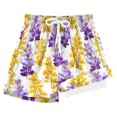 thumbnail image 1 of joogoo Lavender Flowers Autumn Boys Swim Trunks Beach Swimsuit Shorts Boxer 8Y, 1 of 8