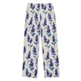 thumbnail image 1 of joogoo Lavender Pattern Pajama Pants Pj Bottoms Sleepwear Lounge S, 1 of 9