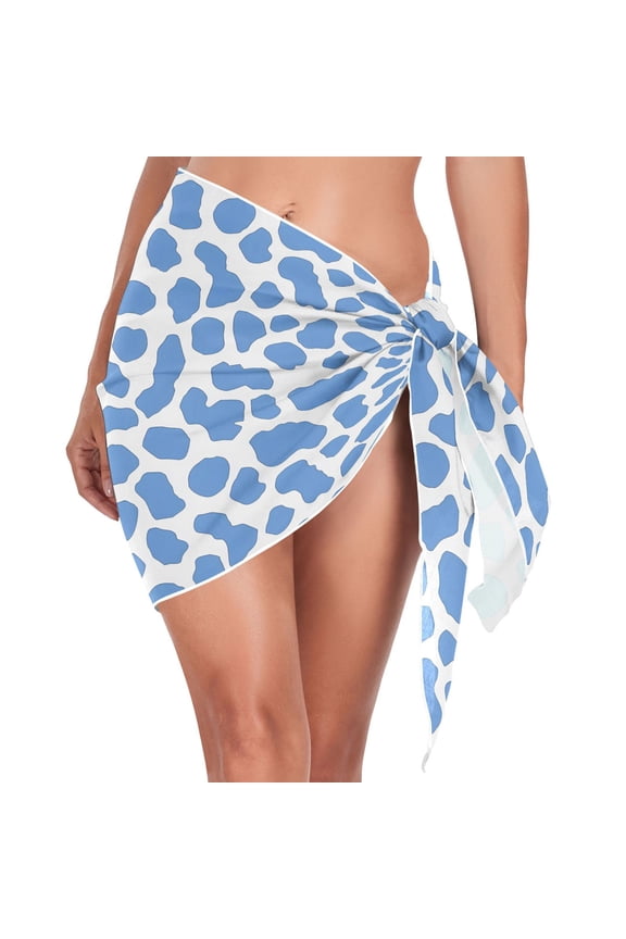 Leopard Pattern-a1 Women's Beach Sarong Bathing Suit Wrap Swimwear Cover Ups S