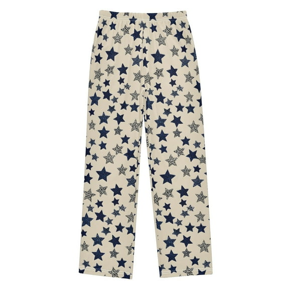 joogoo Leopard Stars Pajama Pants Pj Bottoms Sleepwear Lounge S