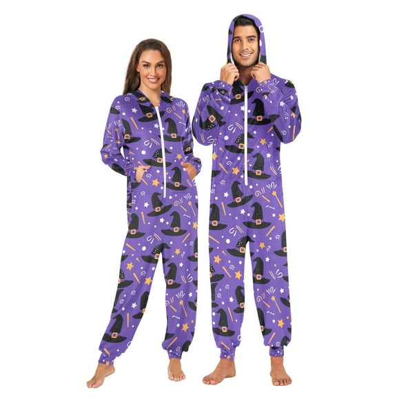 joogoo Magic Hat Unisex Adults Onesies Pajamas Jumpsuits XL