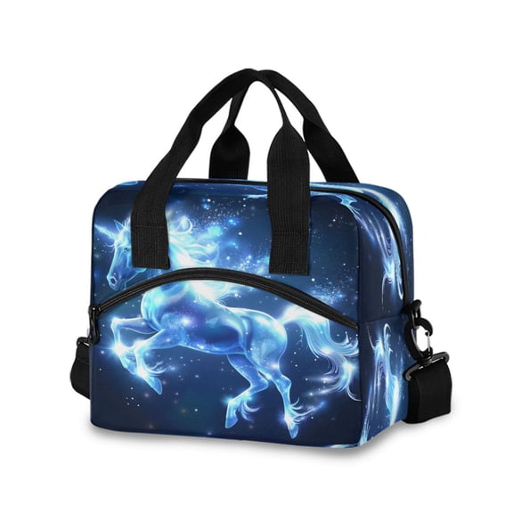 joogoo Magic Unicorn Insulated Lunch Bags Reusable Cooler Box with Shoulder Strap