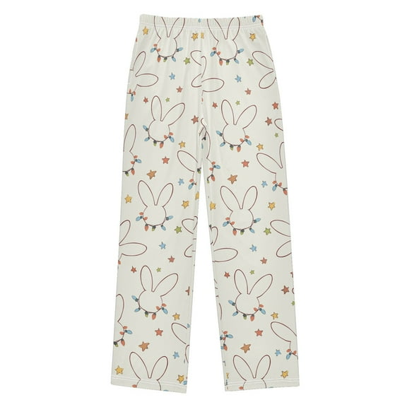 joogoo Magical Rabbit Christmas Pajama Pants Pj Bottoms Sleepwear Lounge XL