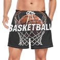 thumbnail image 1 of joogoo Men's Cool Basketball Swim Trunks with Liner Pocket Beach Shorts XX-Large, 1 of 9