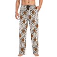 thumbnail image 1 of joogoo Men's Pajama Pants Baseballs Leopard Soft Long Sleep Lounge Pjs Bottoms S, 1 of 7