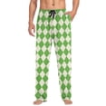 thumbnail image 1 of joogoo Men's Pajama Pants Checkered Grid-d9 Soft Long Sleep Lounge Pjs Bottoms L, 1 of 7