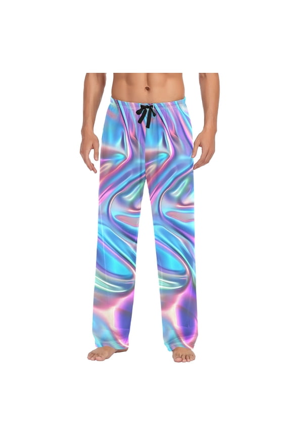 Men's Pajama Pants Trendy Liquid Cotton Long Sleepwear Lounge Pants S