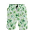 thumbnail image 1 of joogoo Men's Swim Trunks Four Leaf Clover Beach Shorts with Pockets XL, 1 of 6