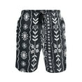 thumbnail image 1 of joogoo Men's Swim Trunks Line Bohomia Pattern Beach Shorts with Pockets XL, 1 of 6