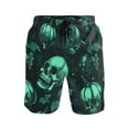 thumbnail image 1 of joogoo Men's Swim Trunks Skull Skeletons Beach Shorts with Pockets L, 1 of 6
