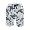 thumbnail image 1 of joogoo Men's Swim Trunks Whales Underwater Beach Shorts with Pockets L, 1 of 6