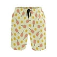 thumbnail image 1 of joogoo Men's Swim Trunks Yellow Pickleball Balls Beach Shorts with Pockets XL, 1 of 6
