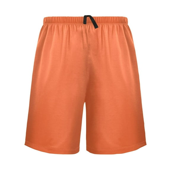 joogoo Mens Swim Trunks Orange Background Beach Shorts Drawstring Elastic Waist Swimwear Bathing Suits L