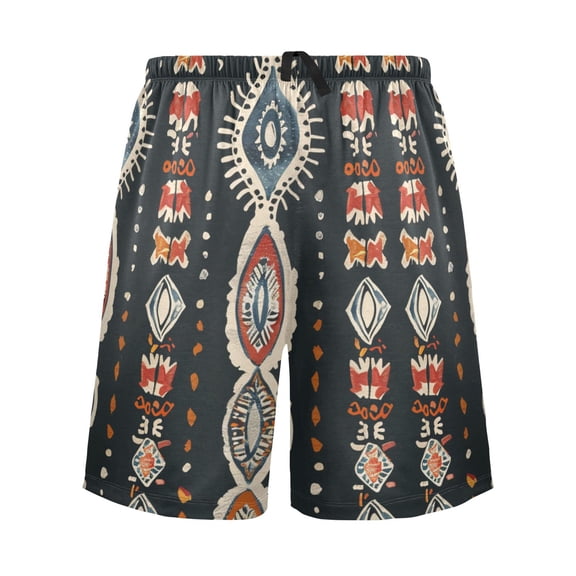 joogoo Mens Swim Trunks Tribal Bohemia Beach Shorts Drawstring Elastic Waist Swimwear Bathing Suits XXL