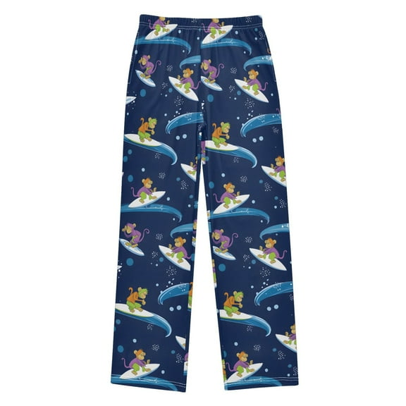 joogoo Monkey Surfing Pajama Pants Pj Bottoms Sleepwear Lounge XL