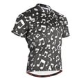 thumbnail image 1 of joogoo Musical Note Pattern Men's Cycling Jerseys Mountain Bike Short Sleeve Tops M, 1 of 7