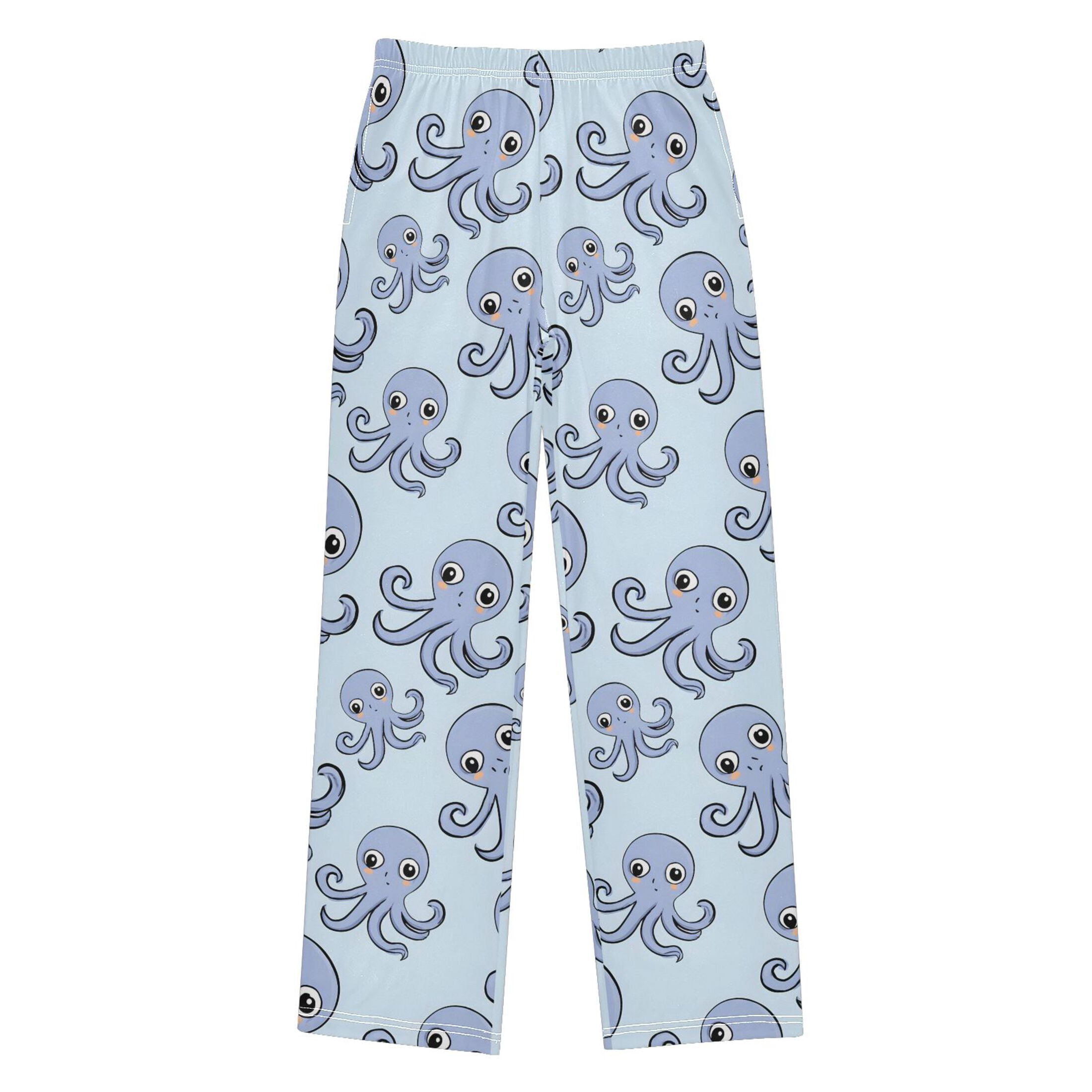 Pyjama Octopus joogoo Octopus Cute Pajama Pants Pj Bottoms Sleepwear Lounge XL ...